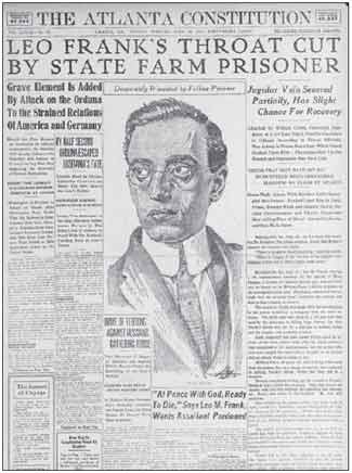 Leo Frank Newspaper