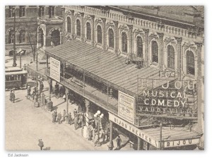 The Bijou Theater, Atlanta, Georgia -- ironically, adjacent to where Leo Frank Trial was held