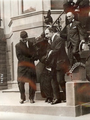 Lucille Selig in mourning, Brooklyn, August 20, 1915